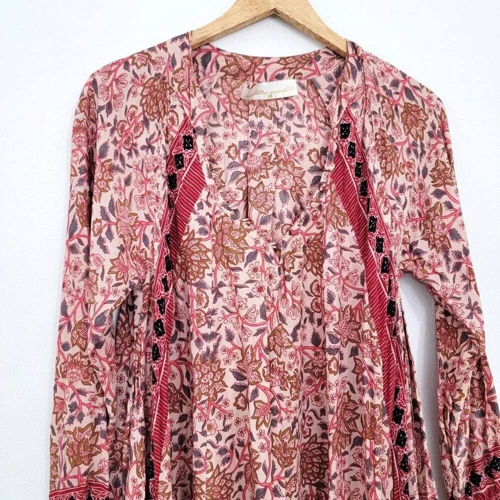 Natalie Martin Fiore Short Dress in Pink Dahlia XS - Picture 3 of 8